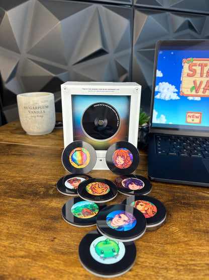 Stardew Valley Fridge Magnet Music Box (Includes 9 Fridge Magnets + Music Tracks)