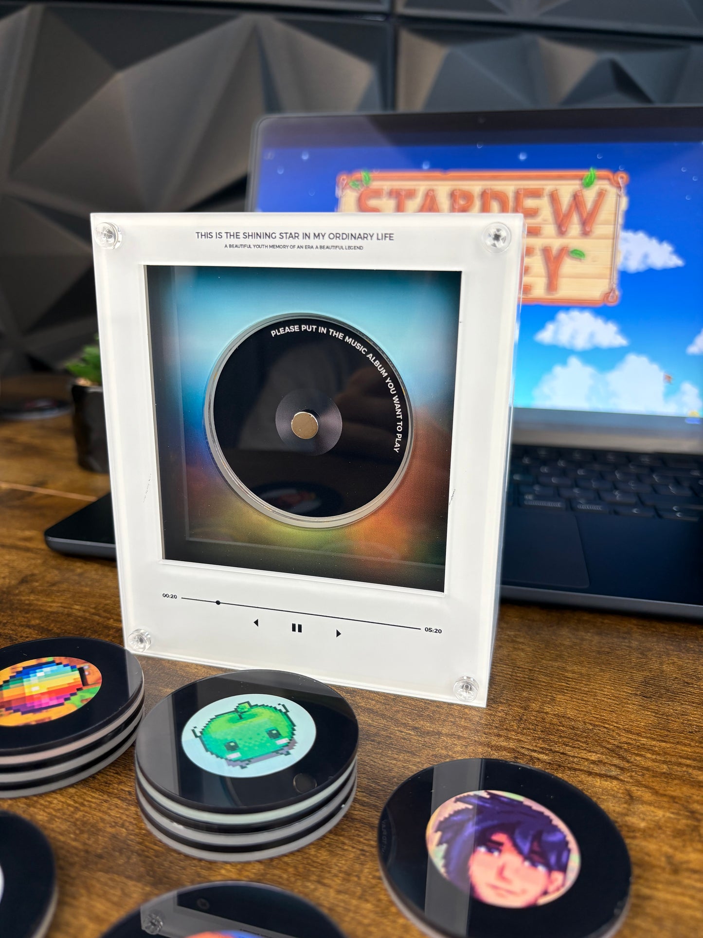 Stardew Valley Fridge Magnet Music Box (Includes 9 Fridge Magnets + Music Tracks)