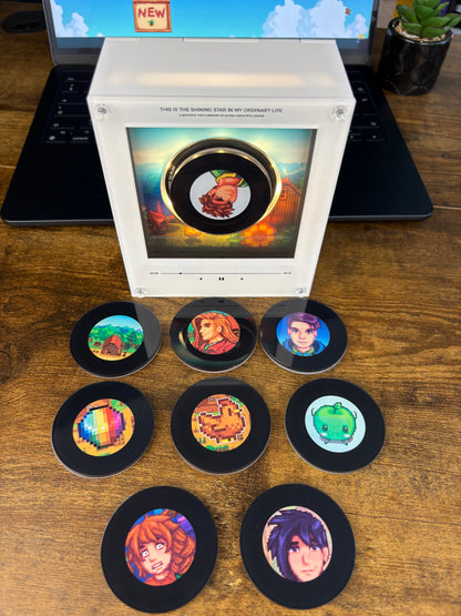 Stardew Valley Fridge Magnet Music Box (Includes 9 Fridge Magnets + Music Tracks)