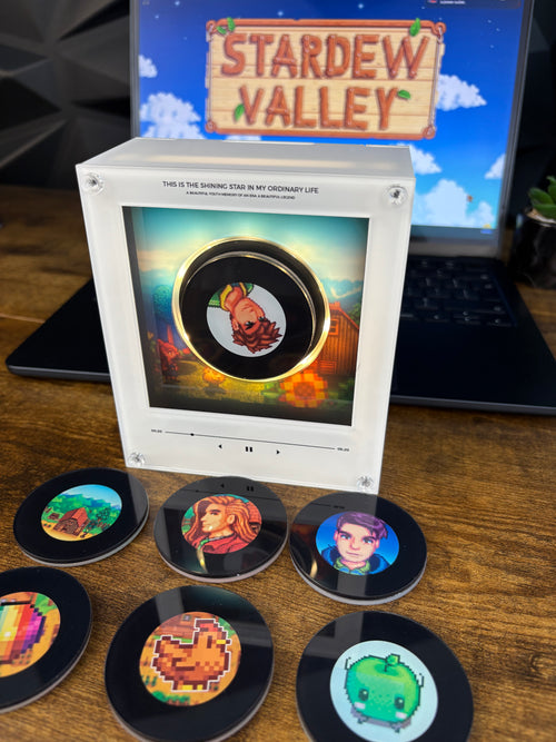 Stardew Valley Fridge Magnet Music Box (Includes 9 Fridge Magnets + Music Tracks)